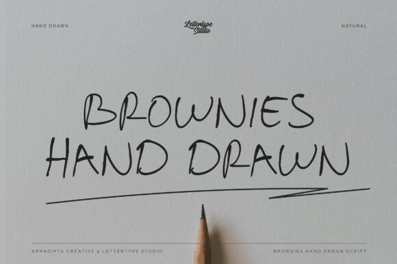 Brownies Handdrawn: A Warm Script Font for Editorial Storytelling