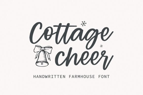 Cottage Cheer Font: A Handwritten Typeface That Feels Like Home