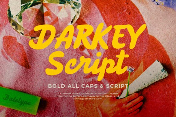Darkey: A Handwritten Font for Bold Web Identity