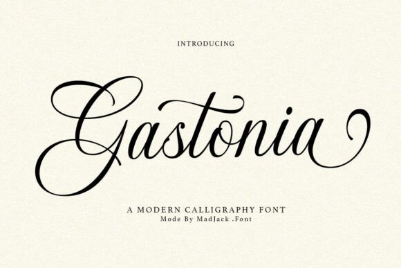 Gastonia Script: A Calligraphy Font That Elevates Campaign Design