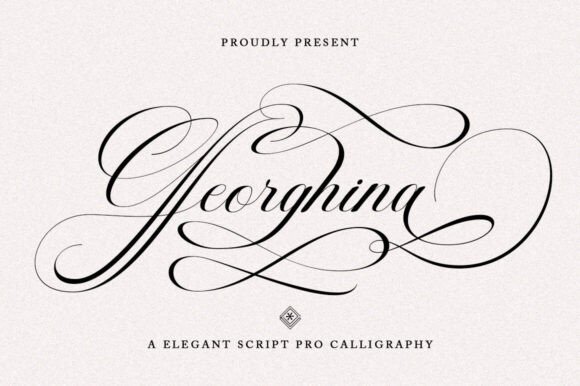Georghina Script Pro: A Calligraphy Font for Distinctive Brands