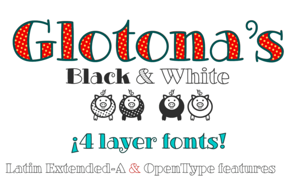 Glotona: A Layered Handwritten Typeface for Modern Web Branding