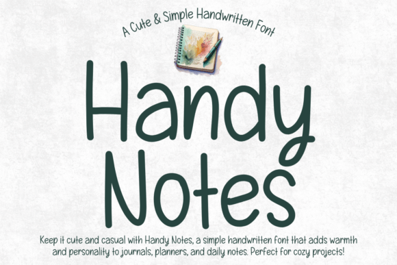 Handy Notes: The Editorial-Ready Handwritten Font