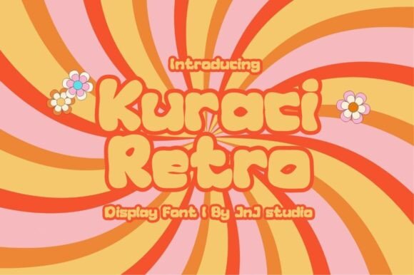 Kuraci Retro Font: A Vintage Typeface for Polished Small Business Branding