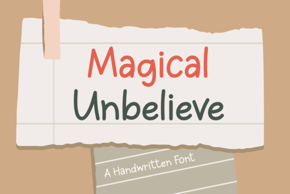 Magical Unbelieve: A Handwritten Font for Marketers