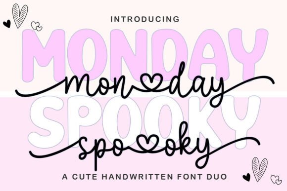 Monday Spooky Script: A Playful Font for Marketers