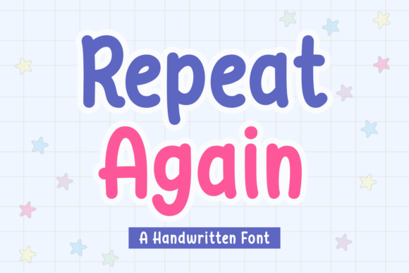 Repeat Again: A Friendly Handwritten Font for Small Businesses