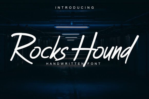 Rocks Hound: A Handwritten Font for Web Designers