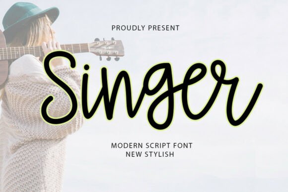 Singer Script: A Friendly Modern Font for Crafters and Sellers