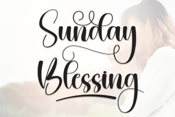 Sunday Blessing: A Warm Handwritten Font for Publishing