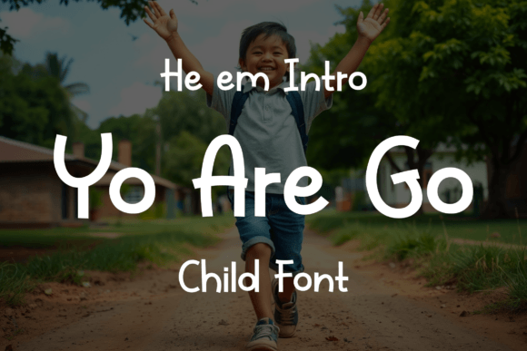 Yo Are Go: A Playful Script Font for Handmade Products